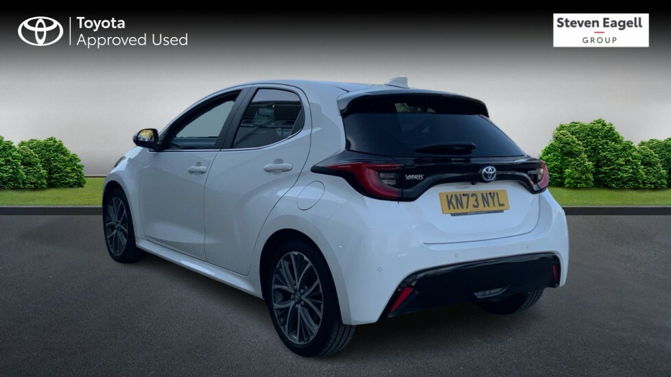 Toyota Yaris 1.5 Vvt-h Excel Hatchback Hybrid E-cvt KN73NYL White #4