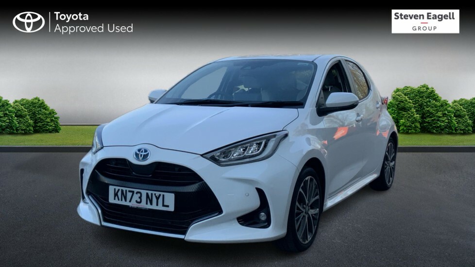 Toyota Yaris 1.5 Vvt-h Excel Hatchback Hybrid E-cvt KN73NYL White #3
