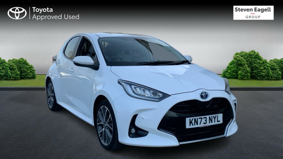 Toyota Yaris 1.5 Vvt-h Excel Hatchback Hybrid E-cvt White