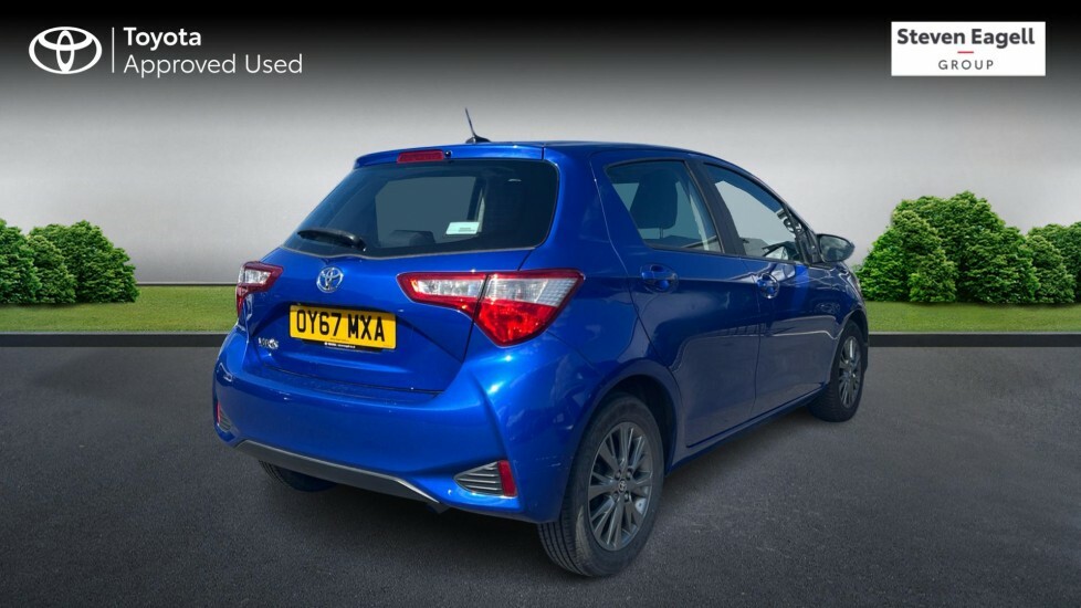 Toyota Yaris 1.5 Vvt-i Icon Tech Cvt Euro 6 Blue #2