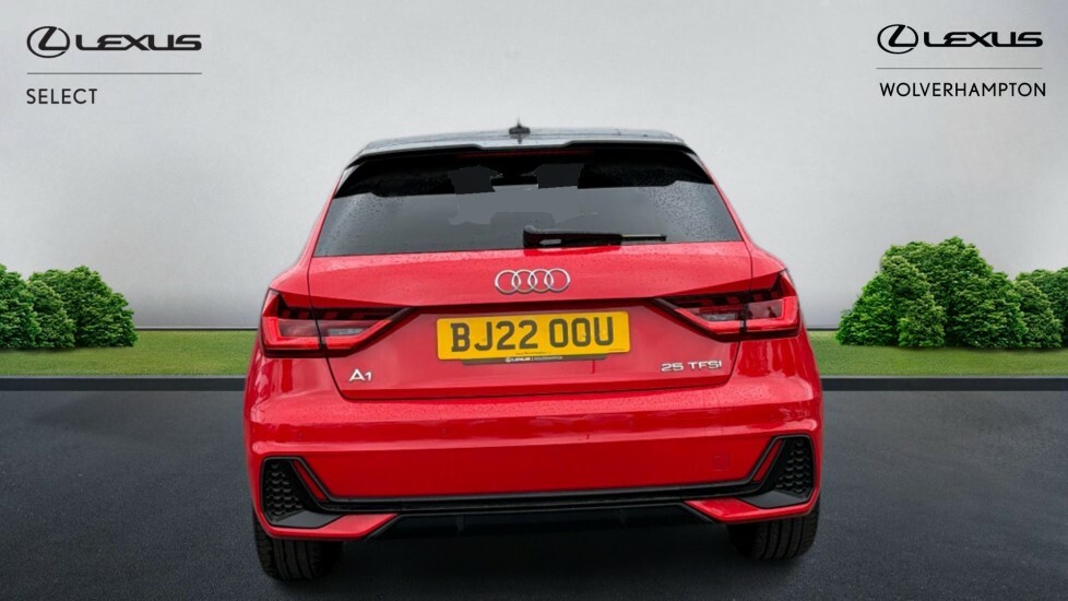 Audi A1 1.0 Tfsi 25 Black Edition Sportback Euro 6 Ss 5 BJ22OOU Red #5