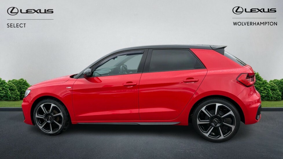 Audi A1 1.0 Tfsi 25 Black Edition Sportback Euro 6 Ss 5 BJ22OOU Red #3