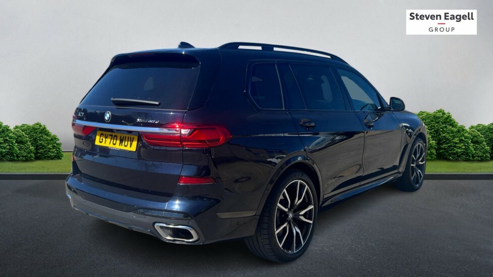 BMW X7 3.0 40D Mht M Sport Suv Hybrid Xdr GY70WUV Black #2