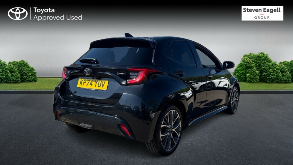 Toyota Yaris 1.5 Vvt-h Excel Hatchback Hybrid E-cvt KP74YUV Black #2