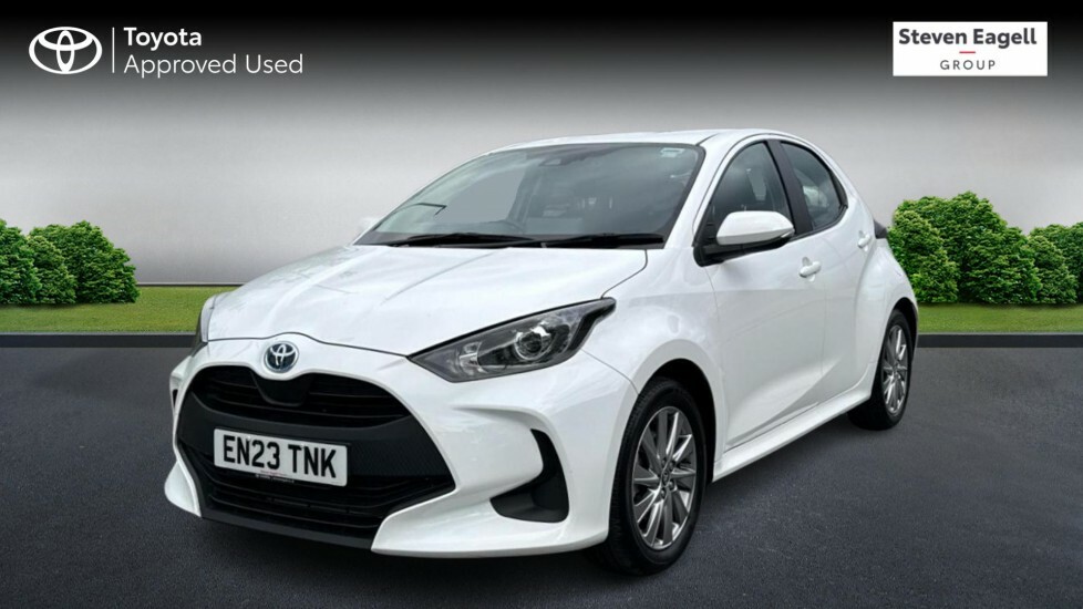 Toyota Yaris 1.5 Vvt-h Icon Hatchback Hybrid E-cvt E EN23TNK White #3
