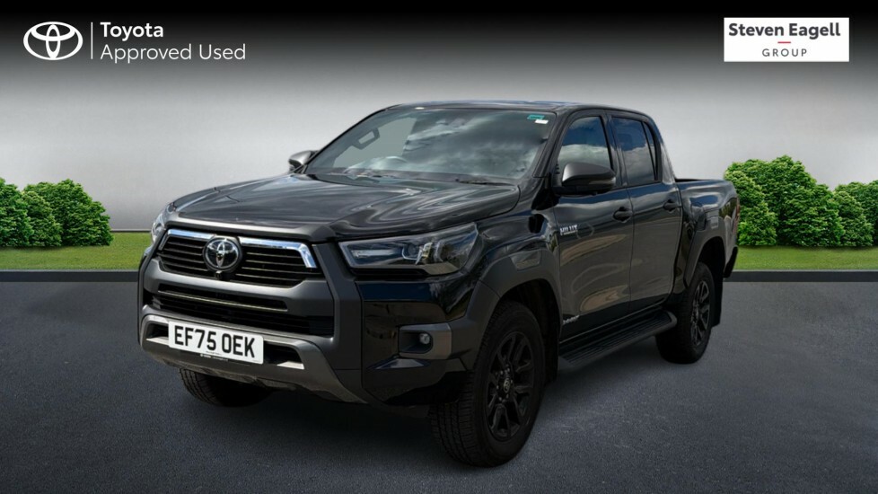 Toyota HILUX 2.8 D-4d-h Invincible X 4Wd Euro 6 EF75OEK Black #3