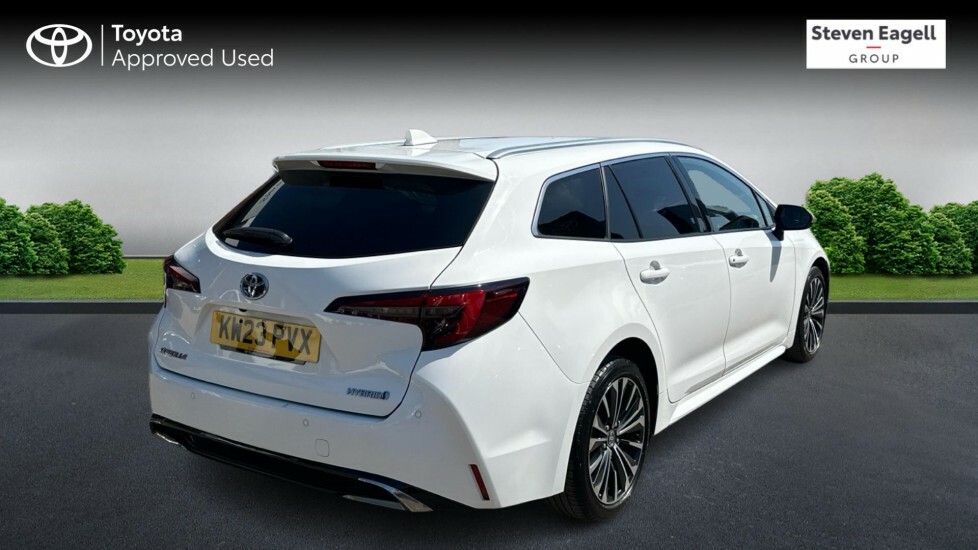 Toyota Corolla 1.8 Vvt-h Design Touring Sports Cvt Euro 6 Ss 5 KW23PVX White #2