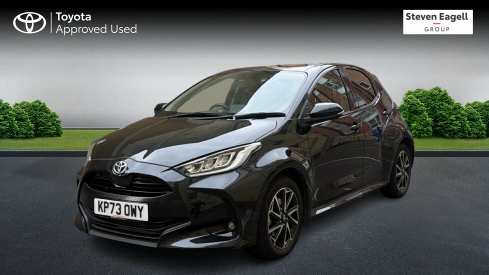 Toyota Yaris 1.5 Vvt-h Design E-cvt Euro 6 Ss KP73OWY Black #3