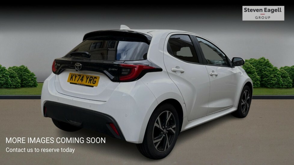 Toyota Yaris 1.5 Vvt-h Design E-cvt Euro 6 Ss KY74YRG White #4