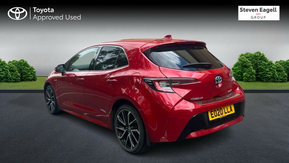 Toyota Corolla 1.8 Vvt-h Excel Hatchback Hybrid Cvt Eu Red #4