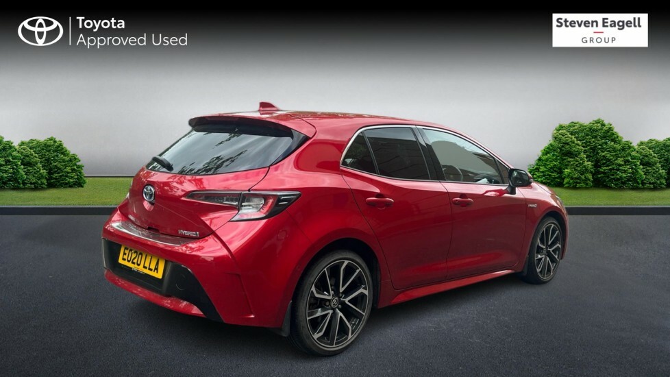 Toyota Corolla 1.8 Vvt-h Excel Hatchback Hybrid Cvt Eu Red #2