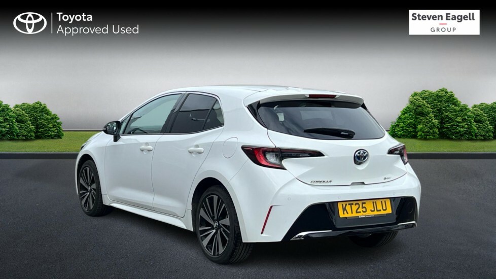 Toyota Corolla 1.8 Vvt-h Design Cvt Euro 6 Ss KT25JLU White #4