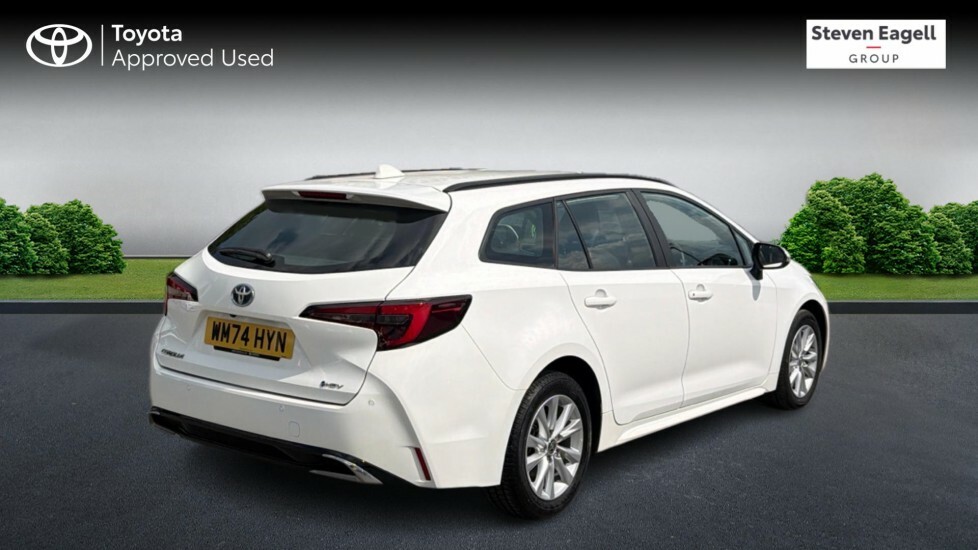 Toyota Corolla 2.0 Vvt-h Icon Touring Sports Cvt Euro 6 Ss WM74HYN White #2