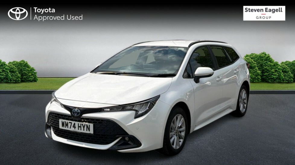 Toyota Corolla 2.0 Vvt-h Icon Touring Sports Cvt Euro 6 Ss WM74HYN White #3