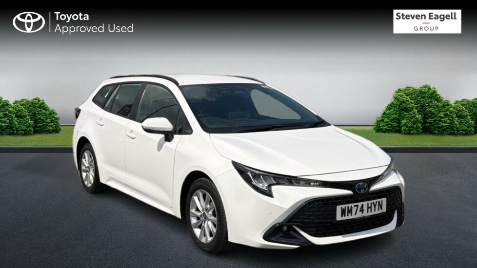 Toyota Corolla 2.0 Vvt-h Icon Touring Sports Cvt Euro 6 Ss White