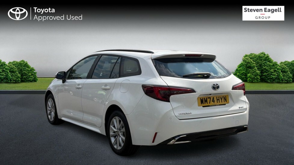 Toyota Corolla 2.0 Vvt-h Icon Touring Sports Cvt Euro 6 Ss WM74HYN White #4