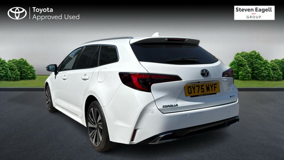 Toyota Corolla 1.8 Vvt-h Design Touring Sports Cvt Euro 6 Ss 5 White #4