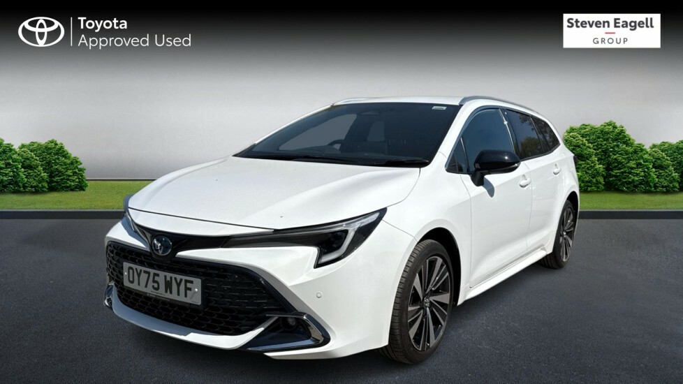 Toyota Corolla 1.8 Vvt-h Design Touring Sports Cvt Euro 6 Ss 5 White #3