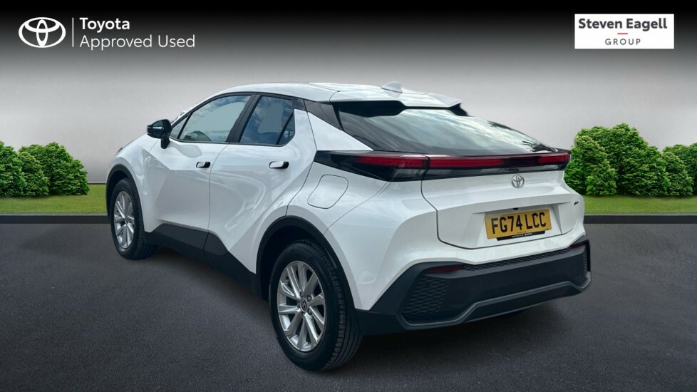 Toyota C-Hr 1.8 Vvt-h Icon Cvt Euro 6 Ss White #4