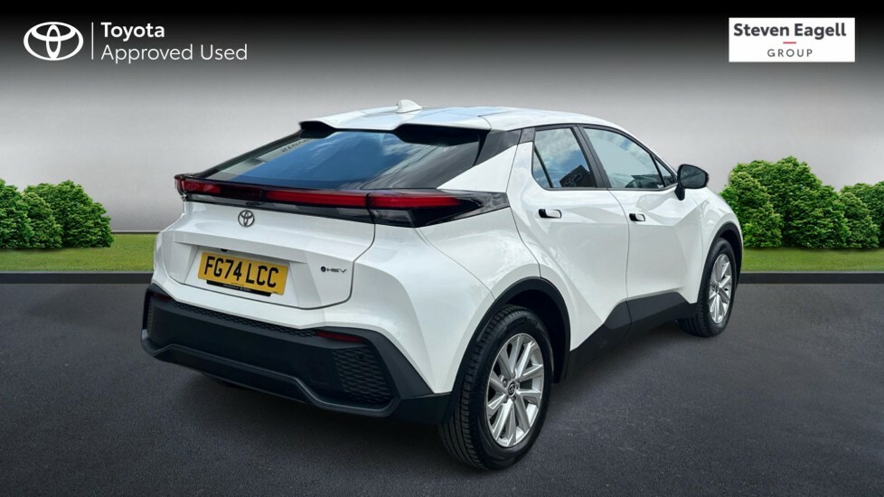 Toyota C-Hr 1.8 Vvt-h Icon Cvt Euro 6 Ss White #2