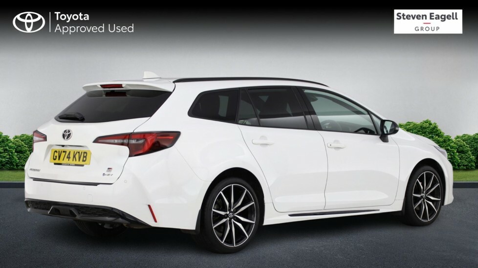 Toyota Corolla 1.8 Vvt-h Gr Sport Touring Sports Cvt Euro 6 Ss GV74KVB White #2