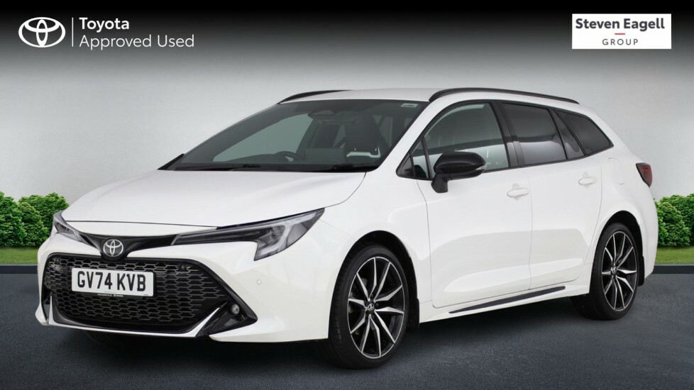 Toyota Corolla 1.8 Vvt-h Gr Sport Touring Sports Cvt Euro 6 Ss GV74KVB White #3