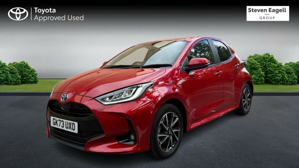 Toyota Yaris 1.5 Vvt-h Design Hatchback Hybrid E-cvt GK73UXO Red #3