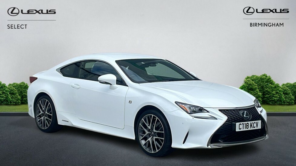 Lexus RC 2.5 300H F Sport E-cvt Euro 6 Ss White