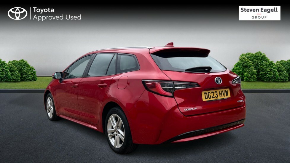 Toyota Corolla 1.8 Vvt-h Icon Touring Sports Cvt Euro 6 Ss DG23HVW Red #4