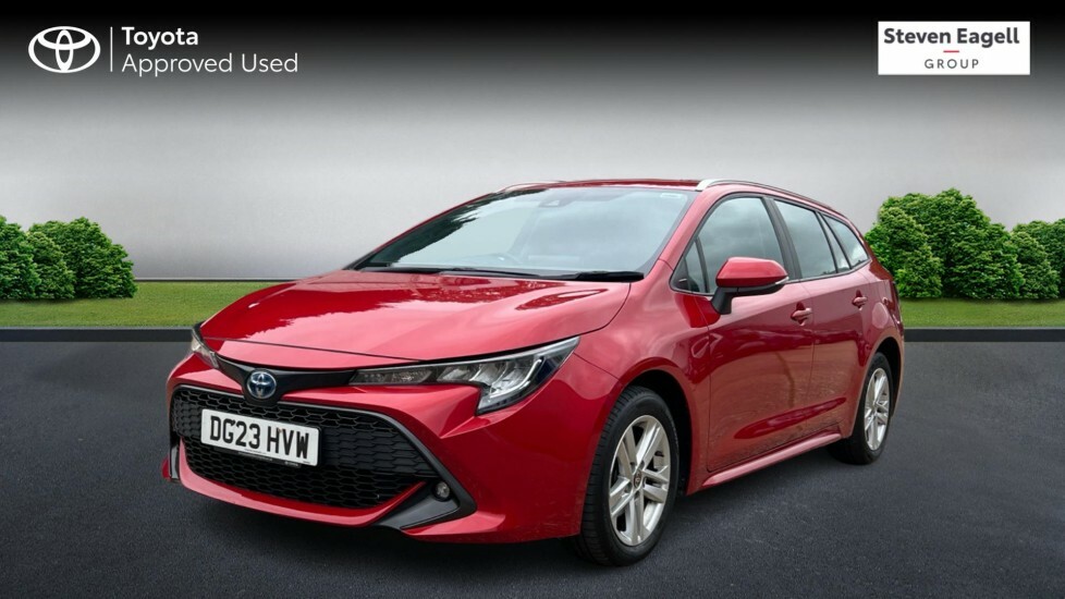 Toyota Corolla 1.8 Vvt-h Icon Touring Sports Cvt Euro 6 Ss DG23HVW Red #3