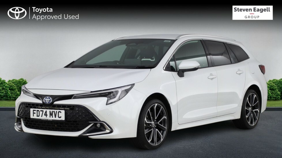 Toyota Corolla 2.0 Vvt-h Excel Touring Sports Cvt Euro 6 Ss FD74MVC White #3