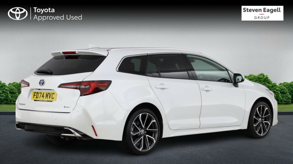 Toyota Corolla 2.0 Vvt-h Excel Touring Sports Cvt Euro 6 Ss FD74MVC White #2