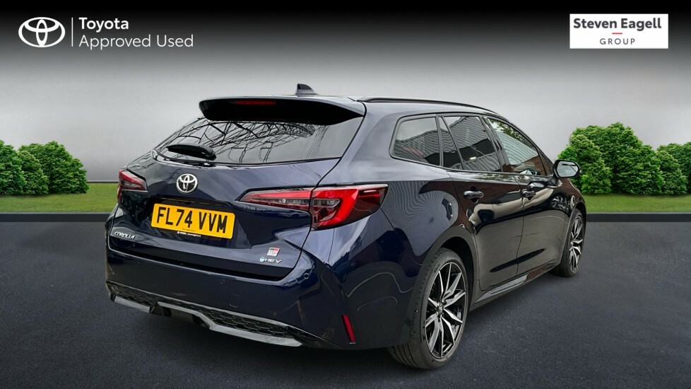 Toyota Corolla 1.8 Vvt-h Gr Sport Touring Sports Cvt Euro 6 Ss FL74VVM Blue #2