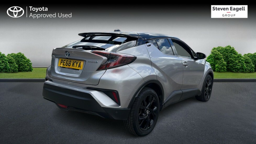 Toyota C-Hr 1.8 Vvt-h Dynamic Cvt Euro 6 Ss PE68KYA Silver #2