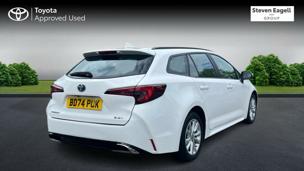 Toyota Corolla 1.8 Vvt-h Icon Touring Sports Cvt Euro 6 Ss BD74PUK White #2