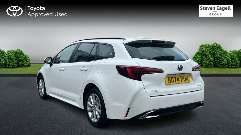 Toyota Corolla 1.8 Vvt-h Icon Touring Sports Cvt Euro 6 Ss BD74PUK White #4