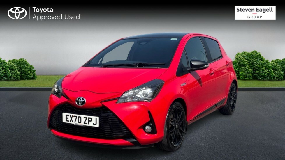 Toyota Yaris 1.5 Vvt-h Gr Sport Hatchback Hybrid E-c EX70ZPJ Red #3