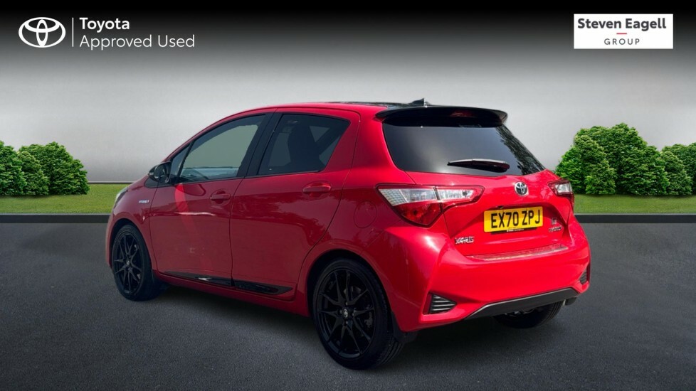 Toyota Yaris 1.5 Vvt-h Gr Sport Hatchback Hybrid E-c EX70ZPJ Red #4
