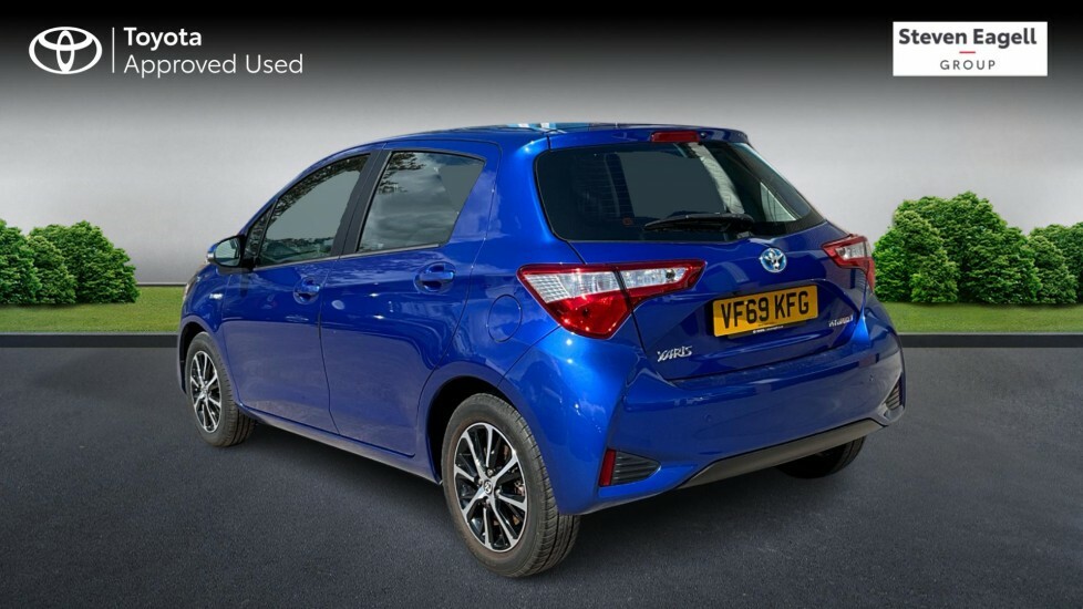 Toyota Yaris 1.5 Vvt-h Icon Tech E-cvt Euro 6 Ss VF69KFG Blue #4