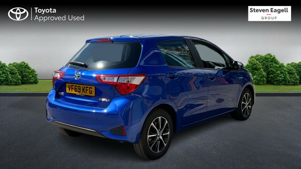 Toyota Yaris 1.5 Vvt-h Icon Tech E-cvt Euro 6 Ss VF69KFG Blue #2