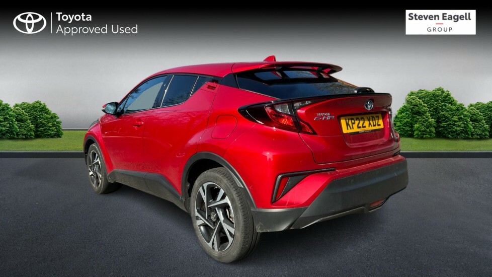 Toyota C-Hr 1.8 Vvt-h Design Cvt Euro 6 Ss KP22XDZ Red #4