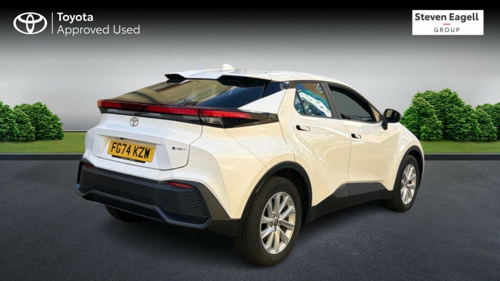 Toyota C-Hr 1.8 Vvt-h Icon Cvt Euro 6 Ss FG74KZW White #2
