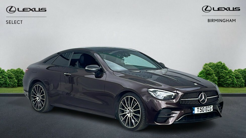 Mercedes-Benz E Class 2.0 E300h Mhev Amg Line Night Edition Premium Plu Red