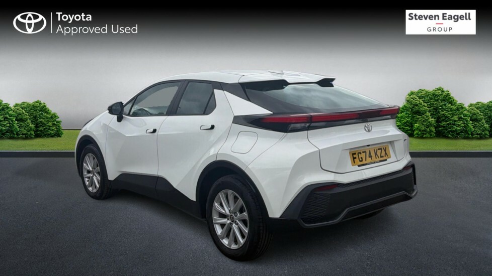 Toyota C-Hr 1.8 Vvt-h Icon Cvt Euro 6 Ss White #4