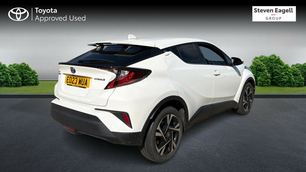 Toyota C-Hr 1.8 Vvt-h Design Cvt Euro 6 Ss EO23WUA White #2