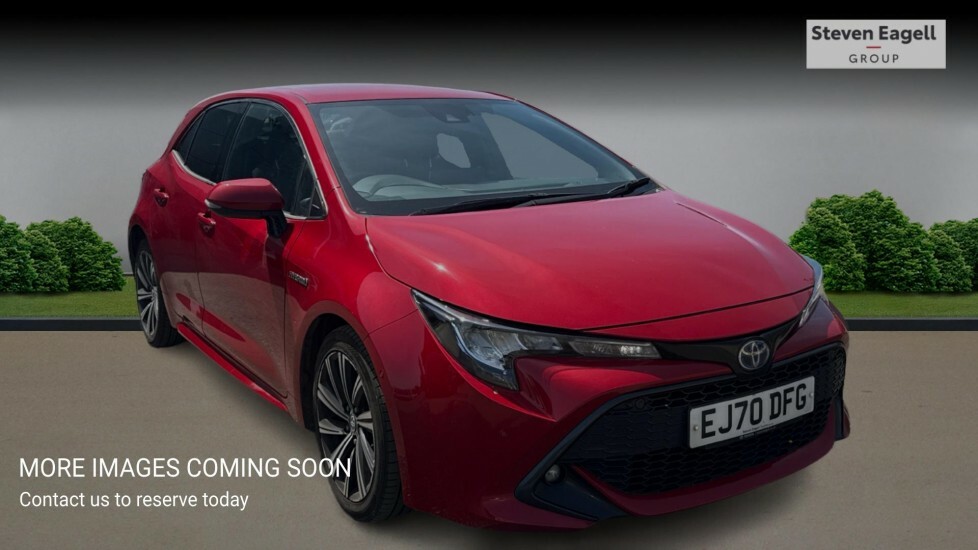 Toyota Corolla 1.8 Vvt-h Design Hatchback Hybrid Cvt E Red