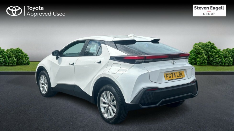 Toyota C-Hr 1.8 Vvt-h Icon Cvt Euro 6 Ss White #4