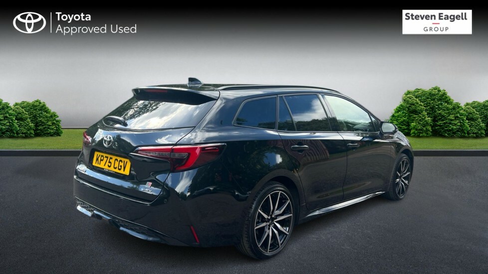 Toyota Corolla 2.0 Vvt-h Gr Sport Touring Sports Cvt Euro 6 Ss KP75CGV Black #2