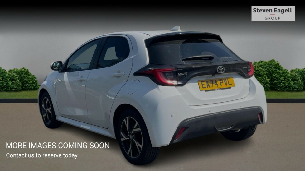 Toyota Yaris 1.5 Vvt-h Design Hatchback Hybrid E-cvt EA74PVL White #2