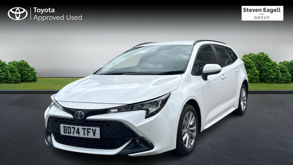 Toyota Corolla 1.8 Vvt-h Icon Touring Sports Hybrid Cv BD74TFV White #3